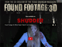 Tablet Screenshot of foundfootage3d.com